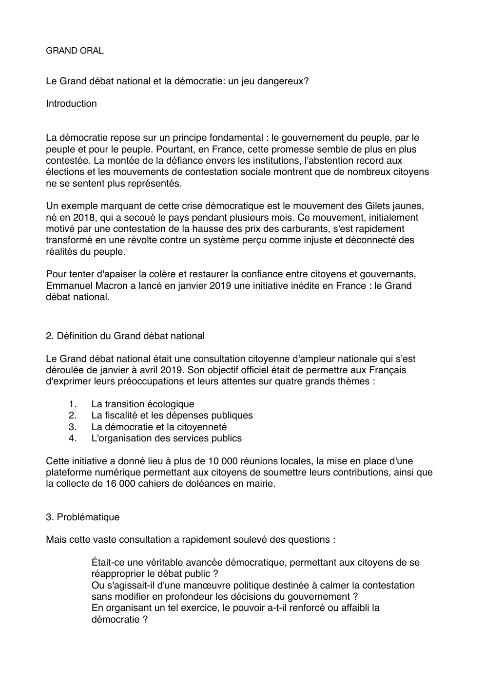 Prévisualisation du document Grand oral hggsp le grand débat national