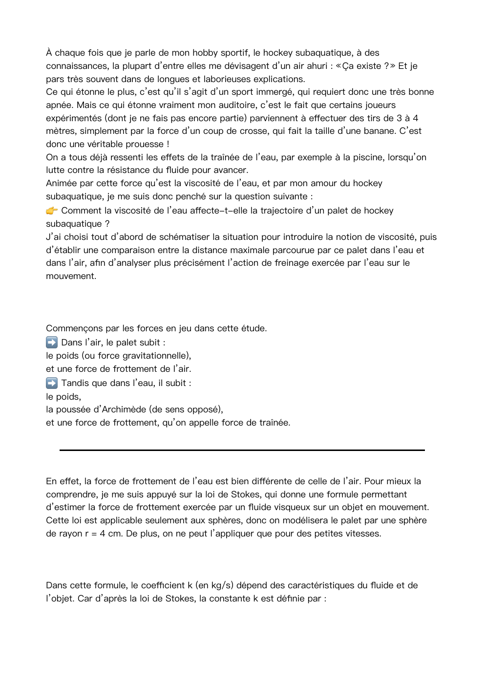 Prévisualisation du document Grand oral : hockey subaquatique