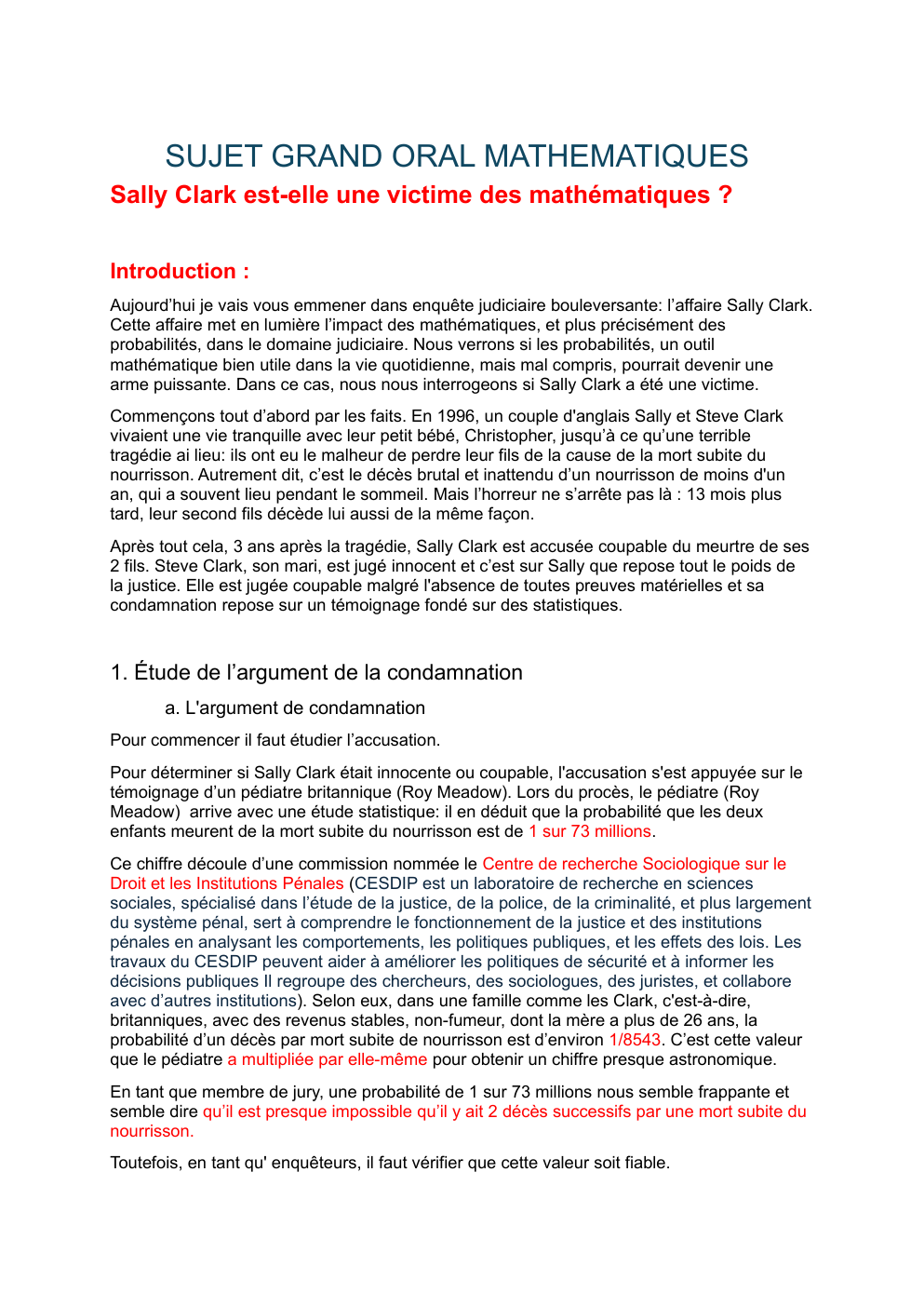 Prévisualisation du document GRAND ORAL Math affaire Sally Clark