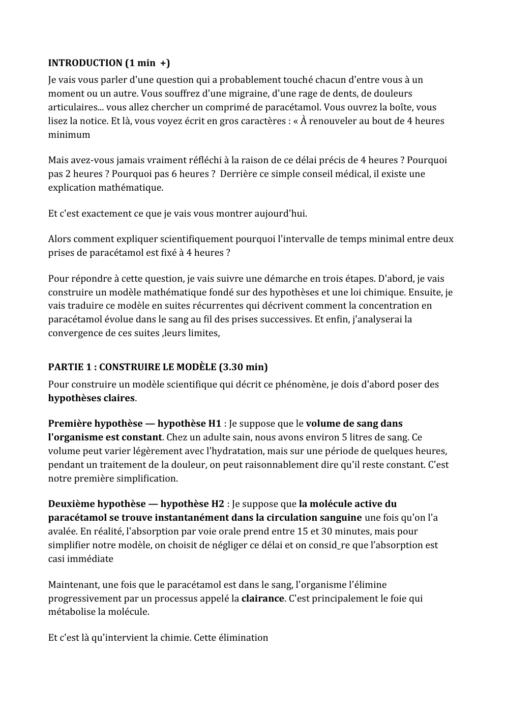 Prévisualisation du document Grand oral mathématiques paracétamol