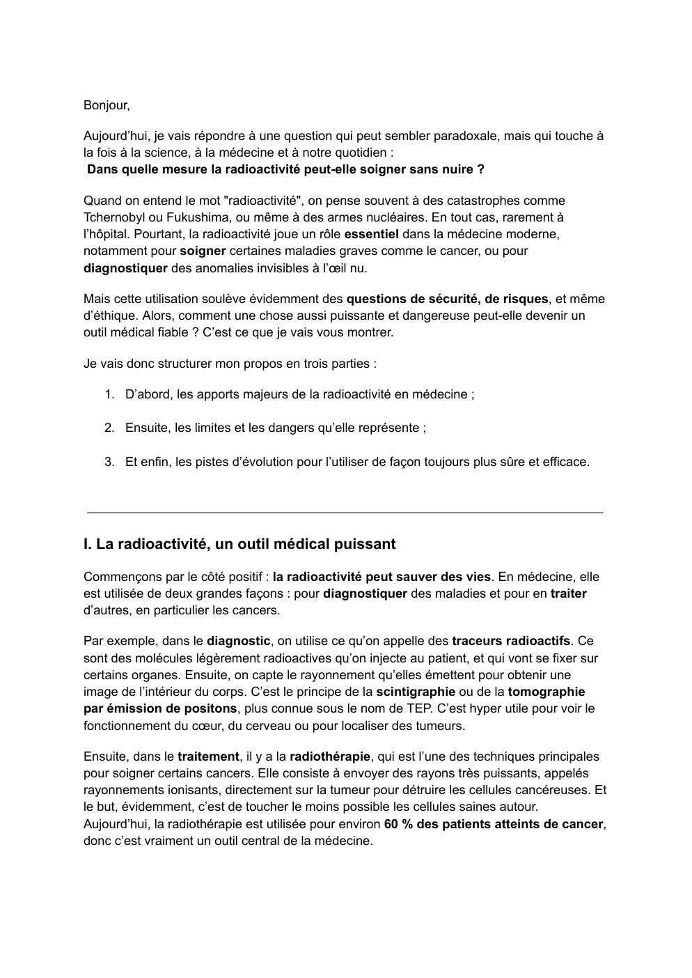 Prévisualisation du document Grand oral médecine nucléaire