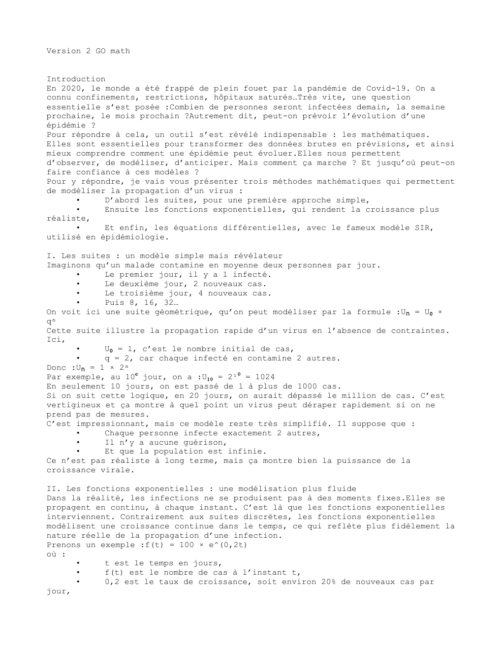 Prévisualisation du document grand oral sur le covid