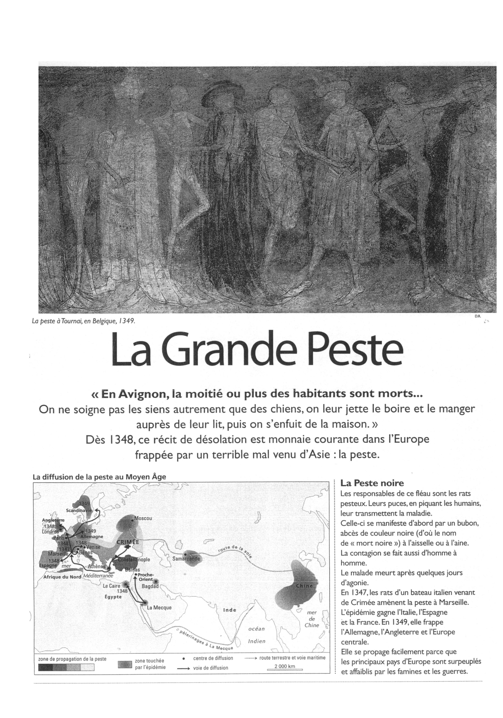 Prévisualisation du document Grande Peste (1347) - Un tiers des Européens est décimé par l'épidémie