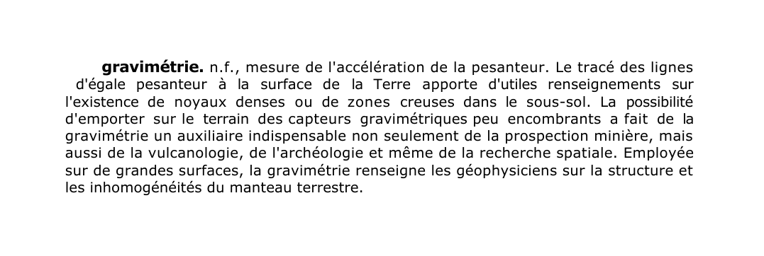 Prévisualisation du document gravimétrie.