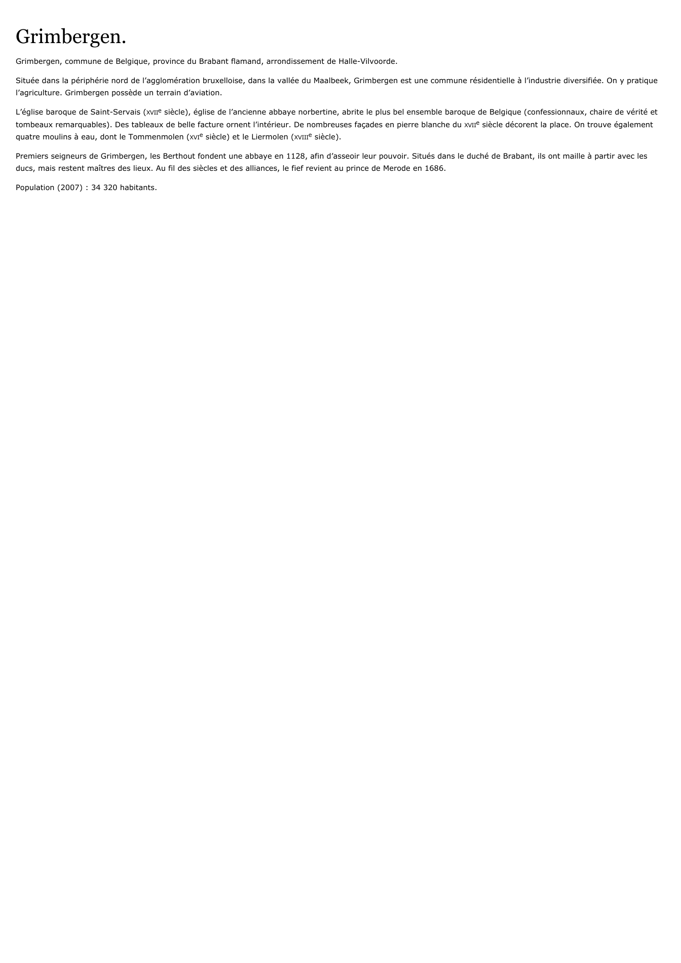 Prévisualisation du document Grimbergen.