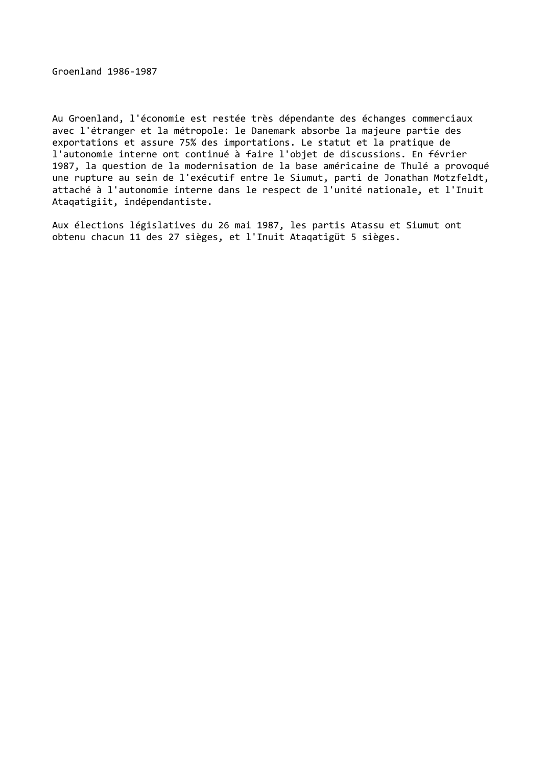 Prévisualisation du document Groenland (1986-1987)