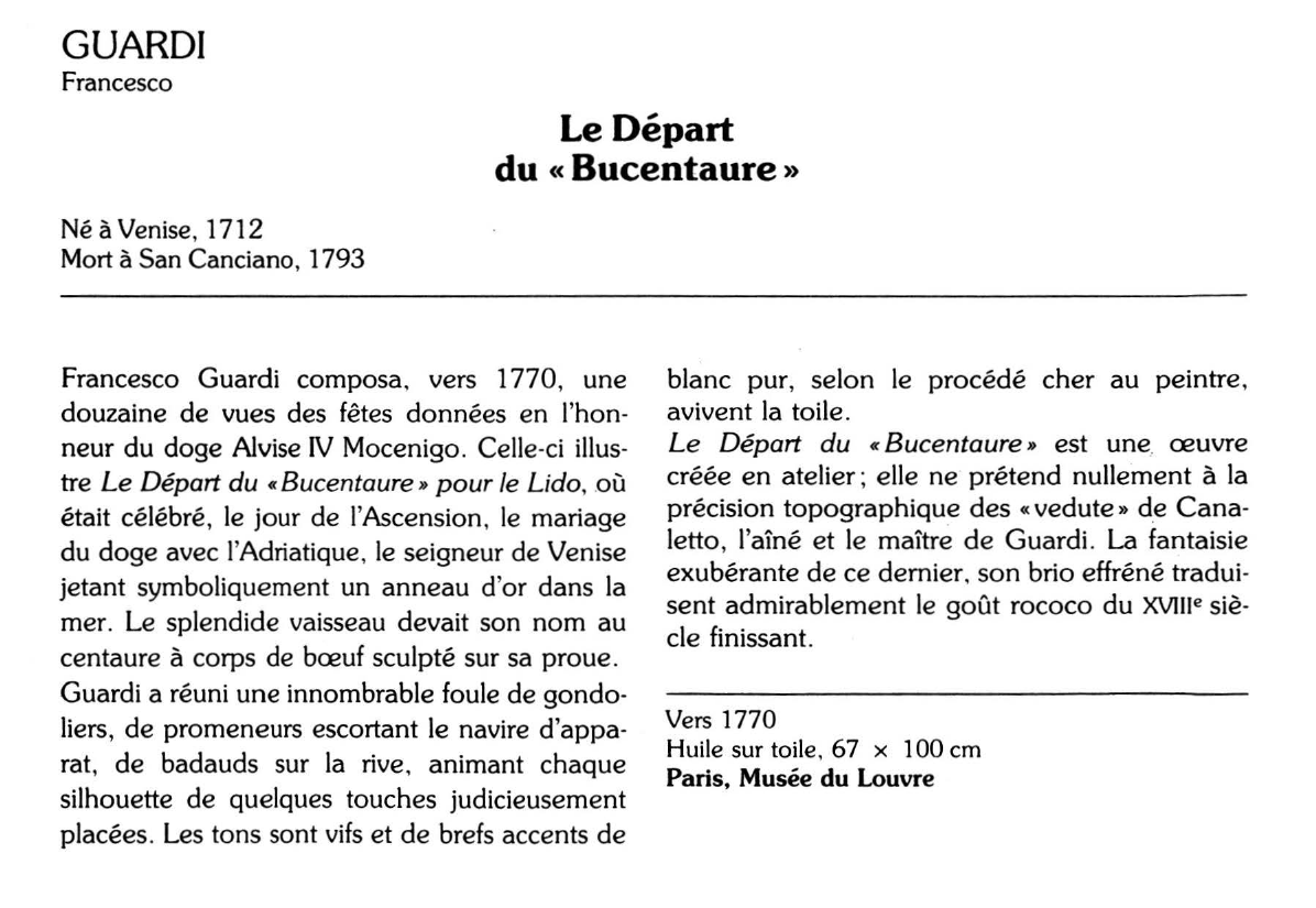 Prévisualisation du document GUARDI Francesco : Le Départ du Bucentaure