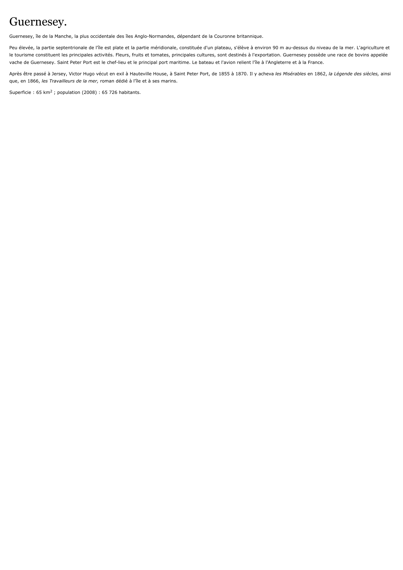 Prévisualisation du document Guernesey.