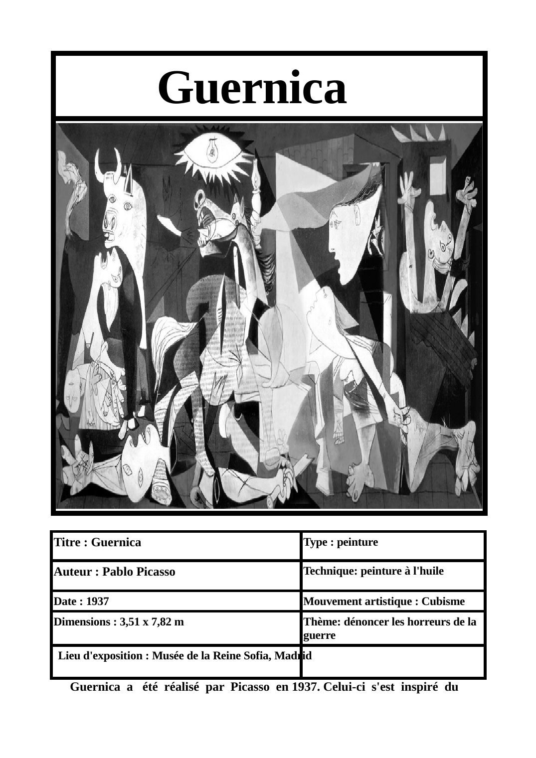 Prévisualisation du document Guernica