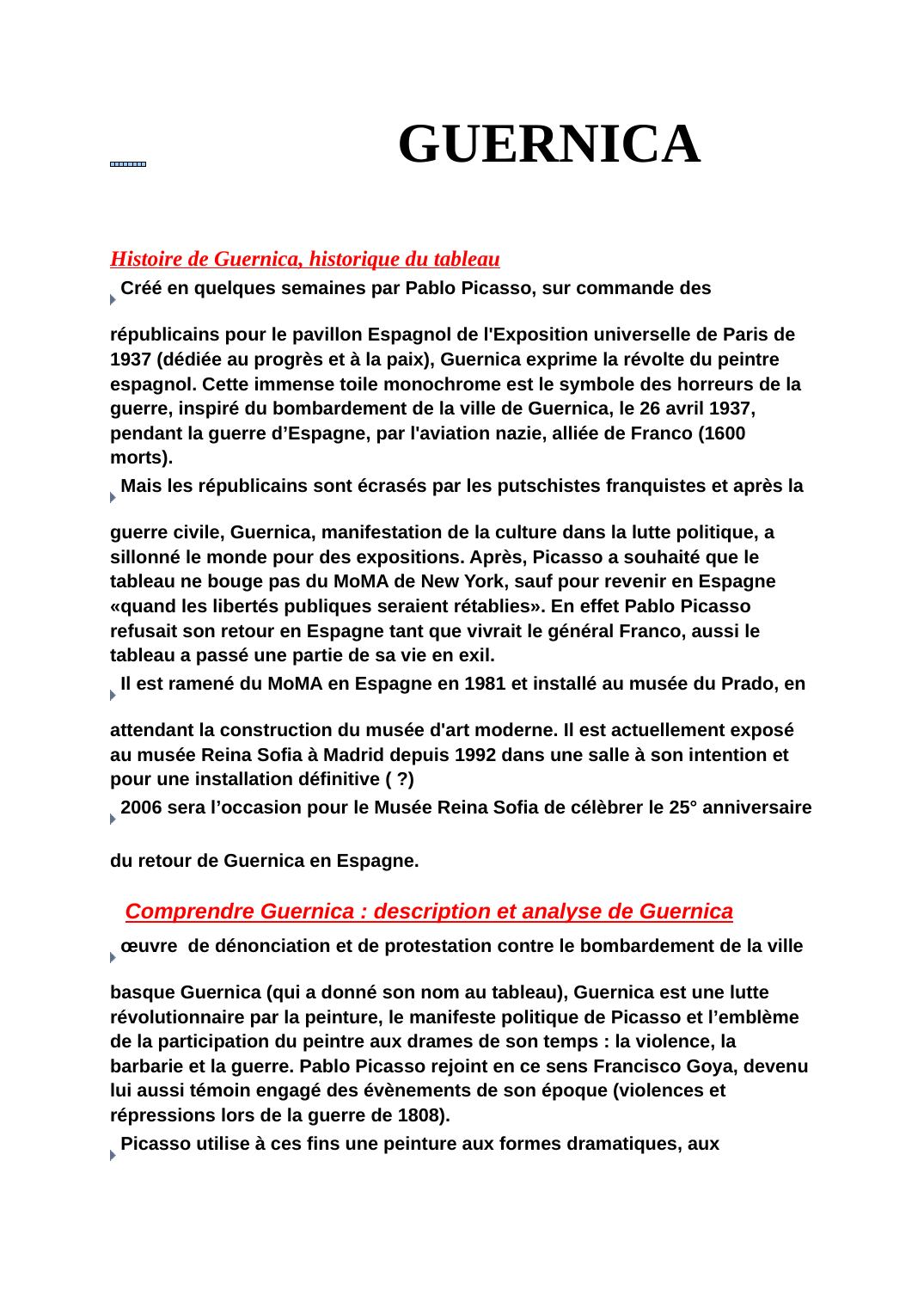 Prévisualisation du document guernica