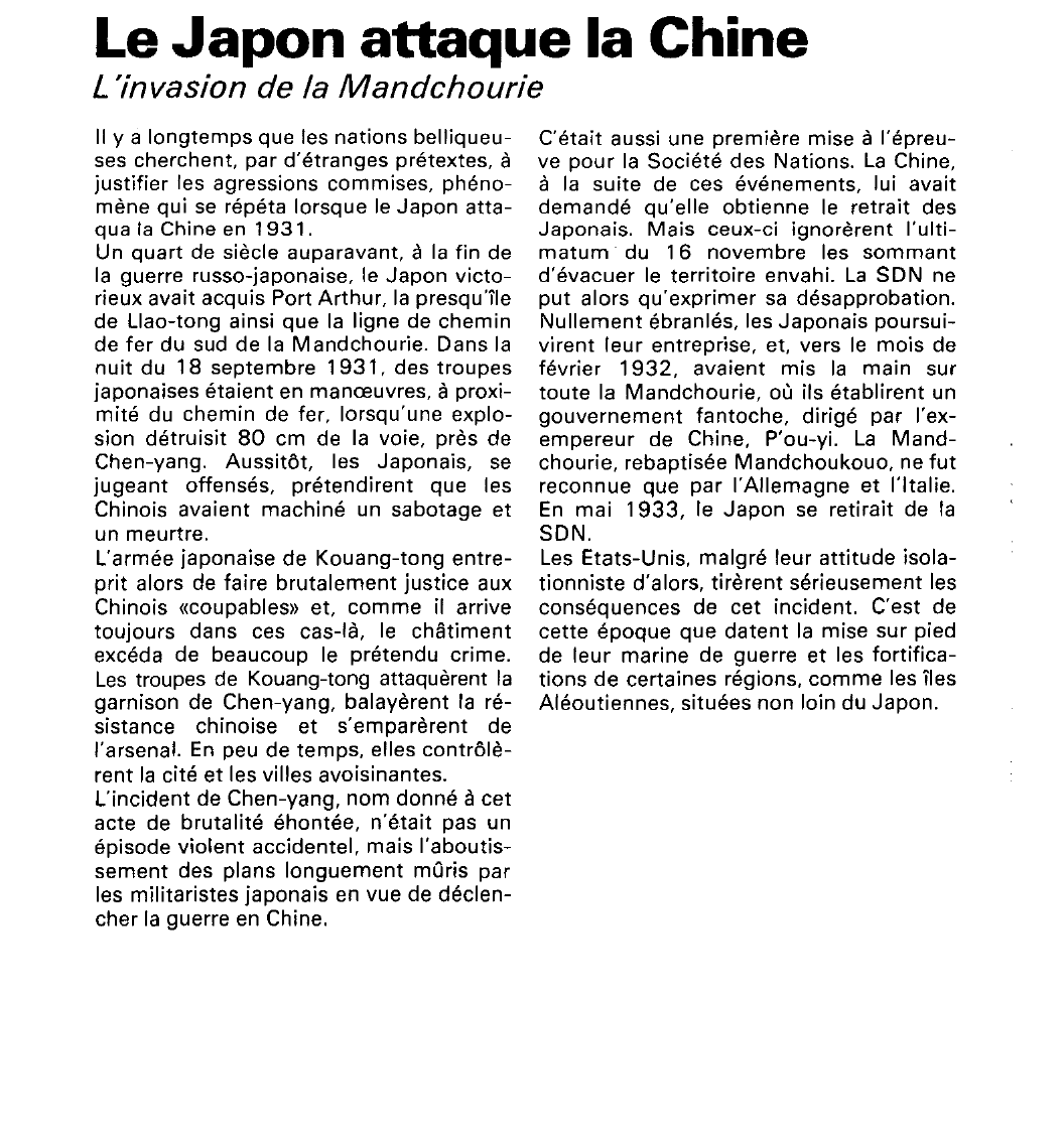 Prévisualisation du document Guerre Chine - Japon
