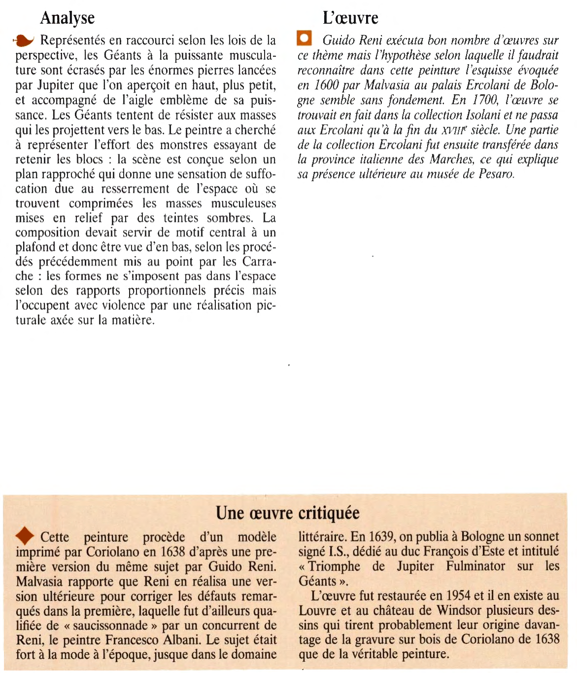 Prévisualisation du document Guido Reni : La chute des Géants