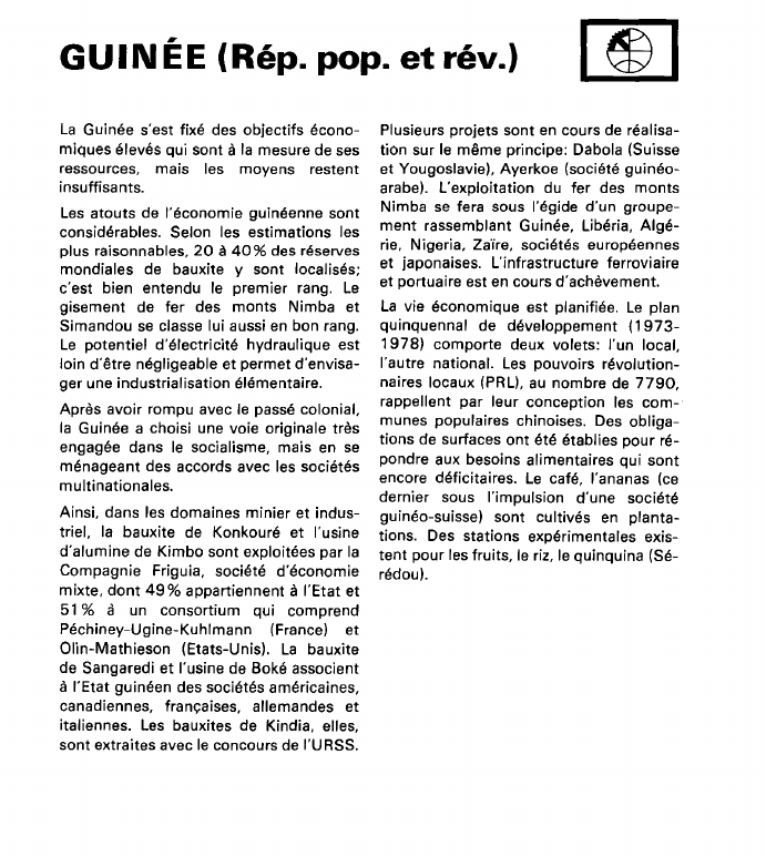 Prévisualisation du document GUINÉE (Rép.