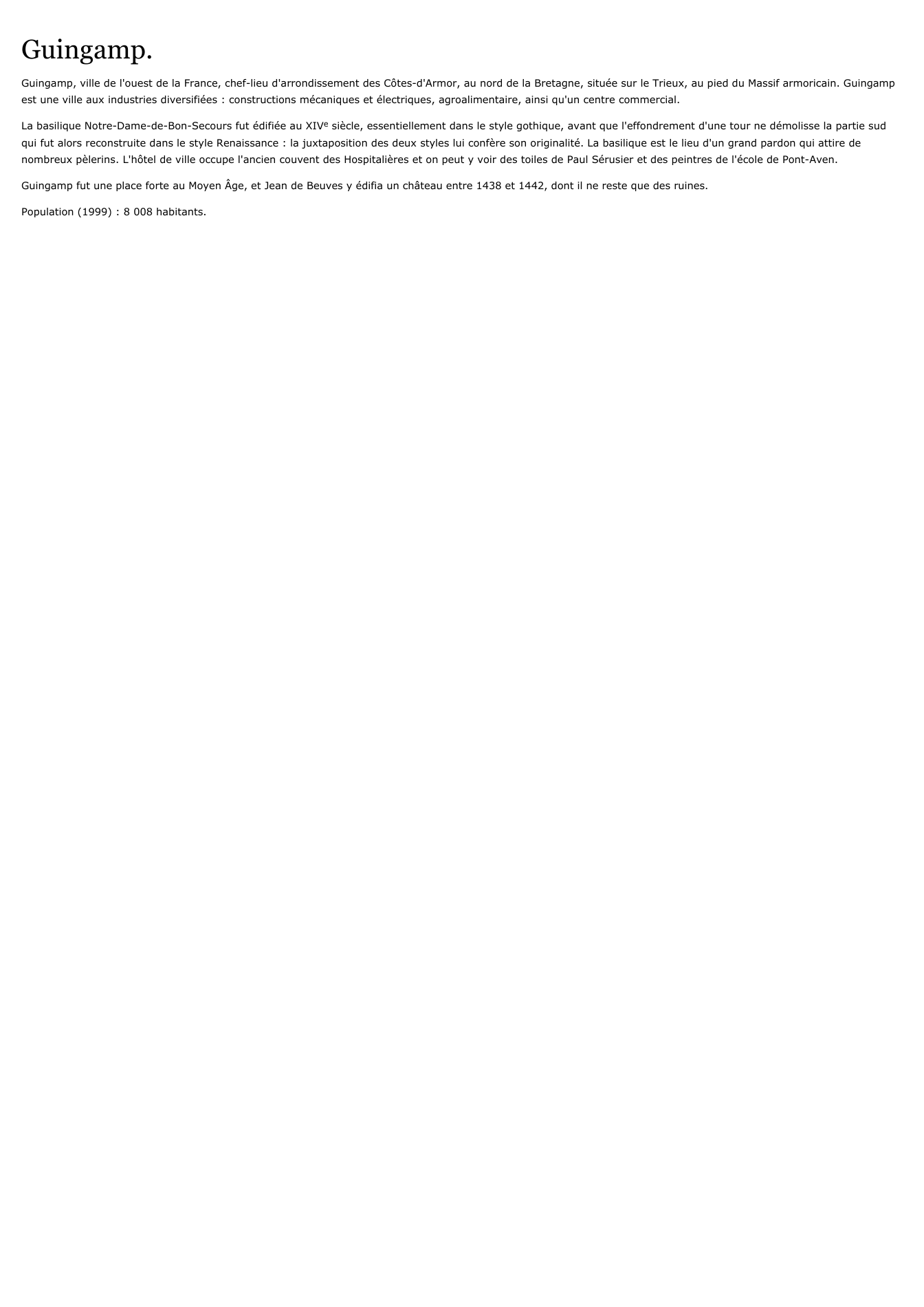 Prévisualisation du document Guingamp.