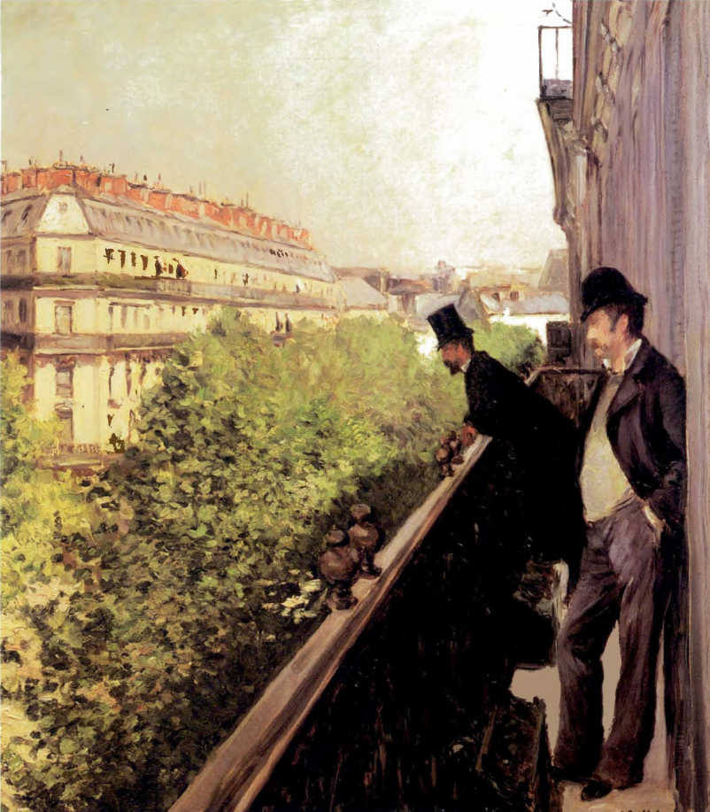 Prévisualisation du document Gustave CAILLEBOTTE:
UN BALCON