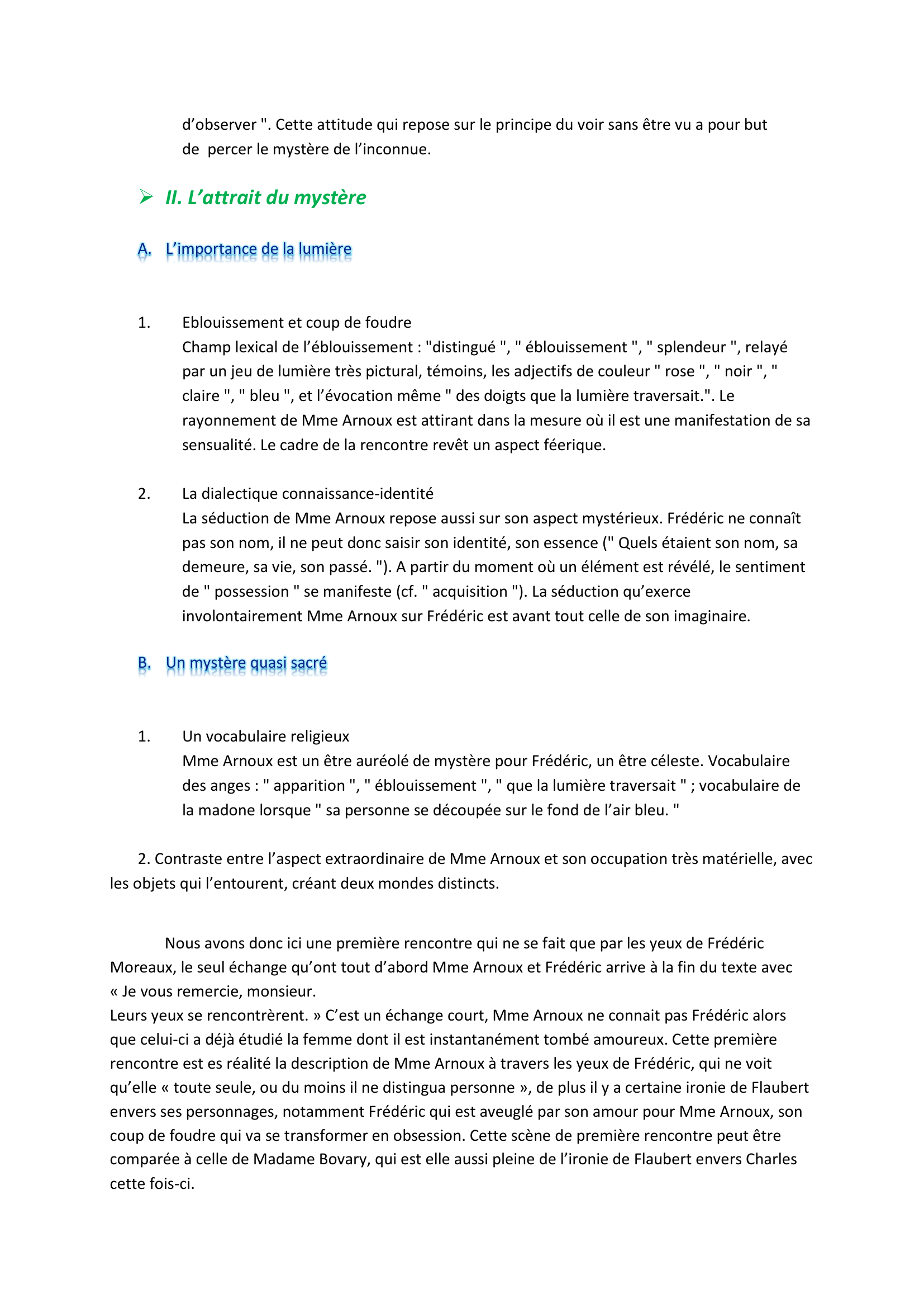 Prévisualisation du document Gustave Flaubert - L'Éducation sentimentale, histoire d’un jeune homme : Quelle est l'originalité de cette scène de première rencontre ?