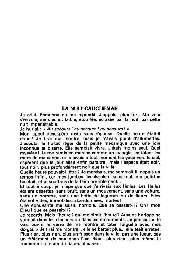 Prévisualisation du document Guy de Maupassant : « La nuit. Cauchemar », extrait de Scènes de la vie parisienne