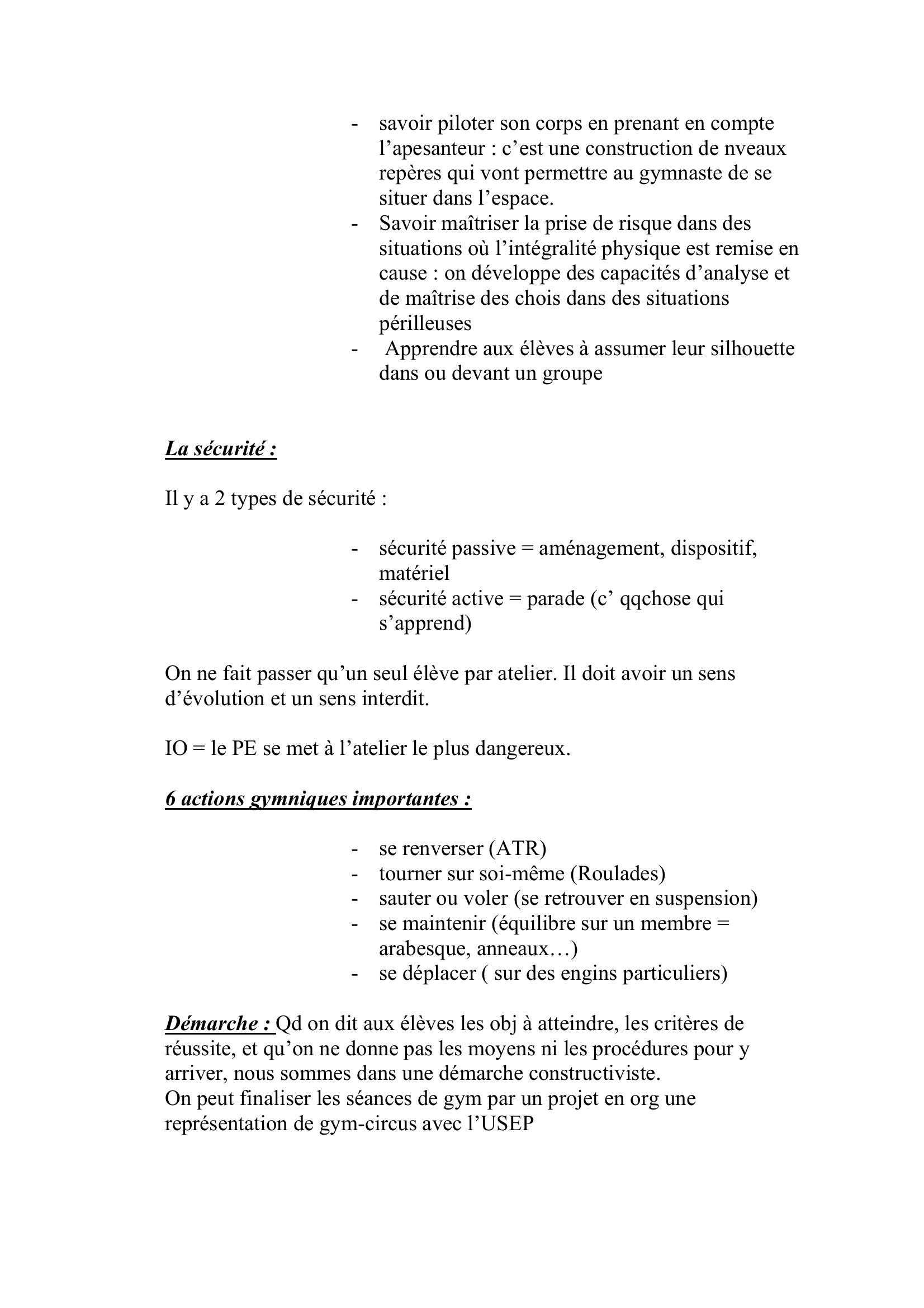 Prévisualisation du document Gymnastique
Ce qu'est la gym = Une activité de production et/ou de reproduction de
formes corporelles techniques dans le but d'être vue et jugée, selon un code
objectif et hiérarchique de jugement.