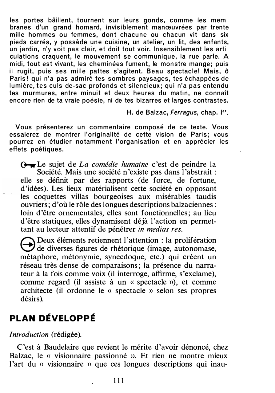 Prévisualisation du document H.	de Balzac, Ferragus, chap. 1er : commentaire