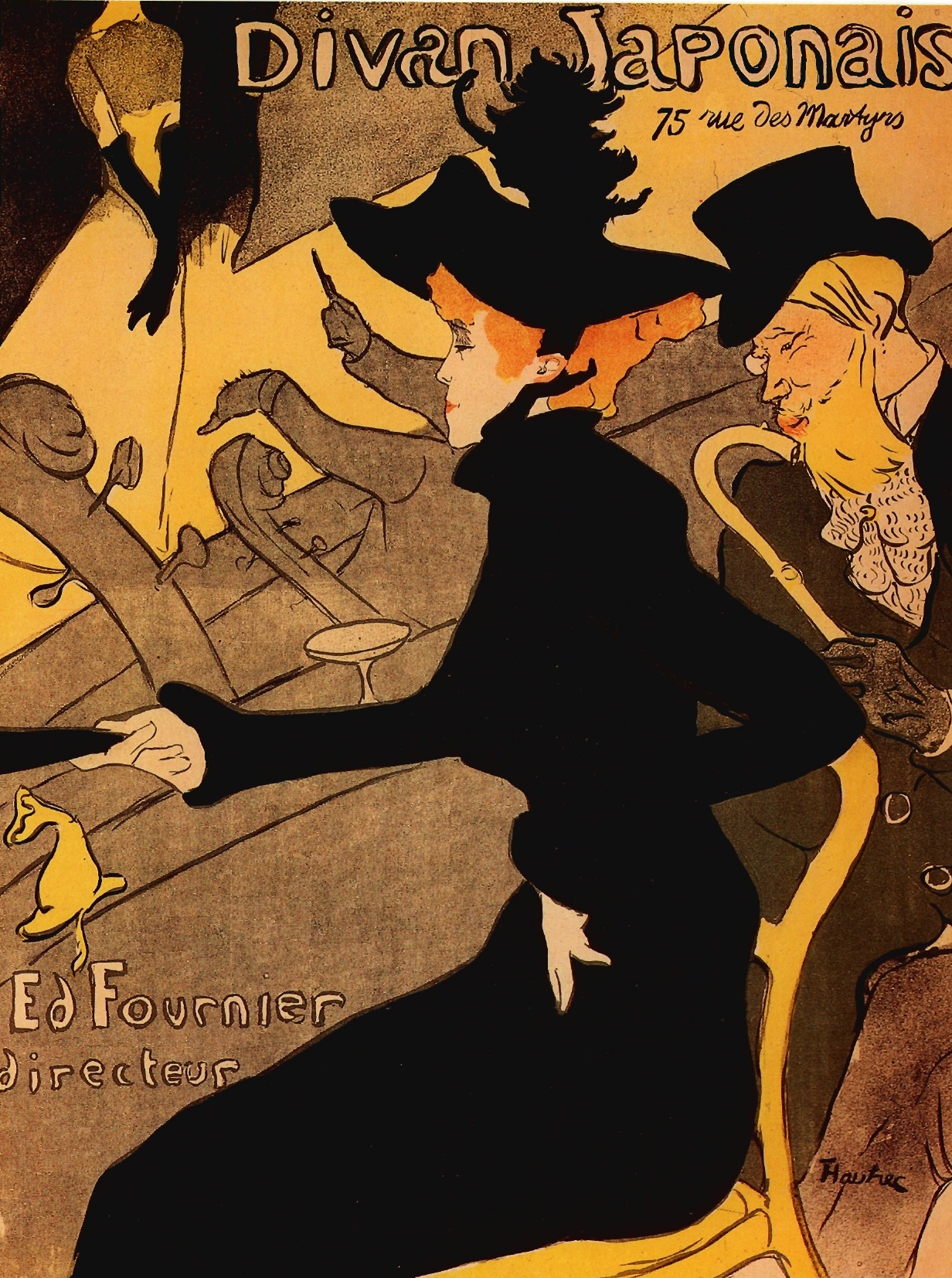 Prévisualisation du document H. de TOULOUSE-LAUTREC:LE DIVAN JAPONAIS