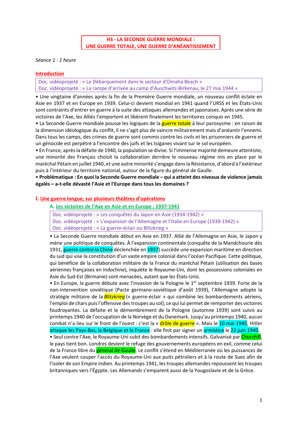 Prévisualisation du document H3 - LA SECONDE GUERRE MONDIALE : UNE GUERRE TOTALE, UNE GUERRE D’ANÉANTISSEMENT