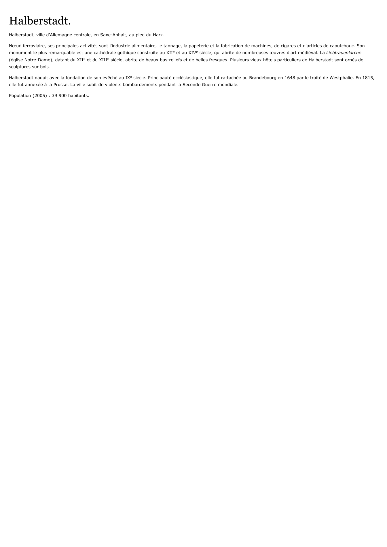 Prévisualisation du document Halberstadt.