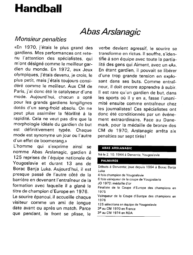 Prévisualisation du document Handball:Abas Arslanagic (sport).