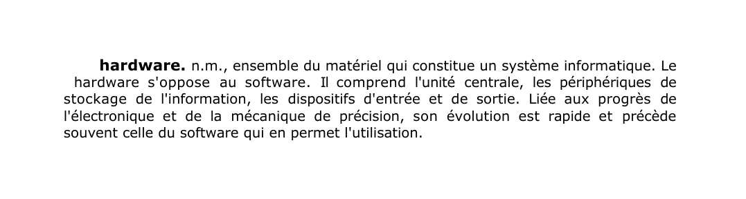 Prévisualisation du document hardware.