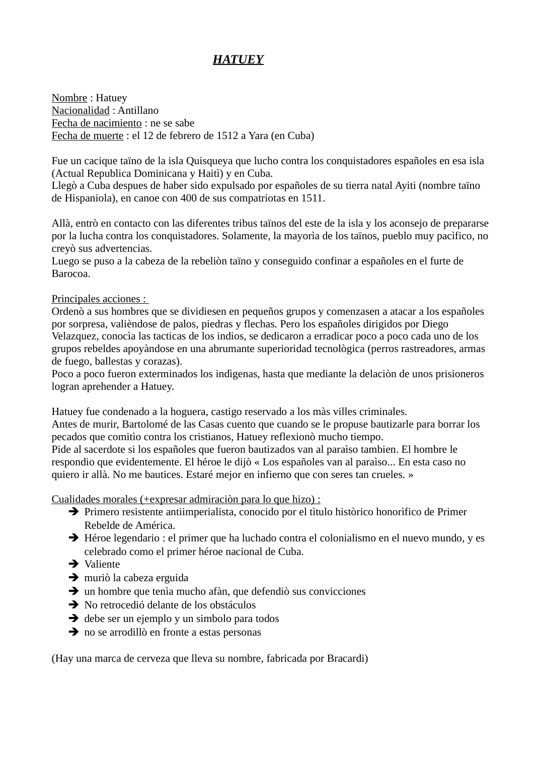 Prévisualisation du document Hatuey