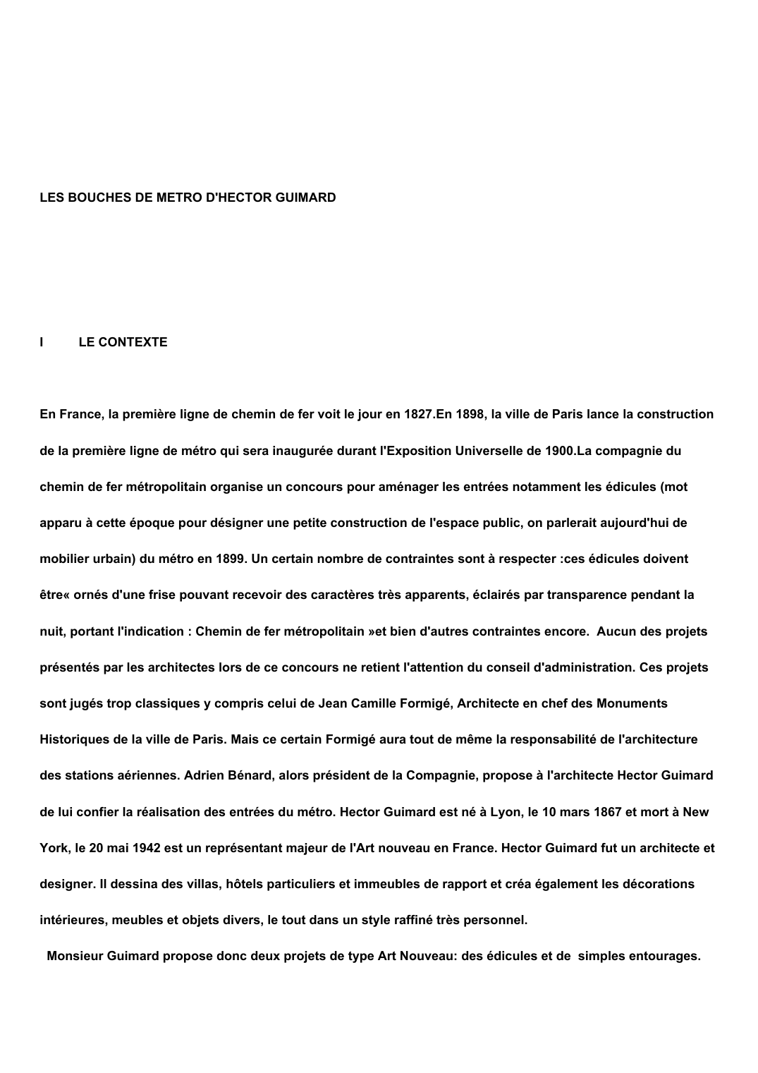 Prévisualisation du document Hector Guimard