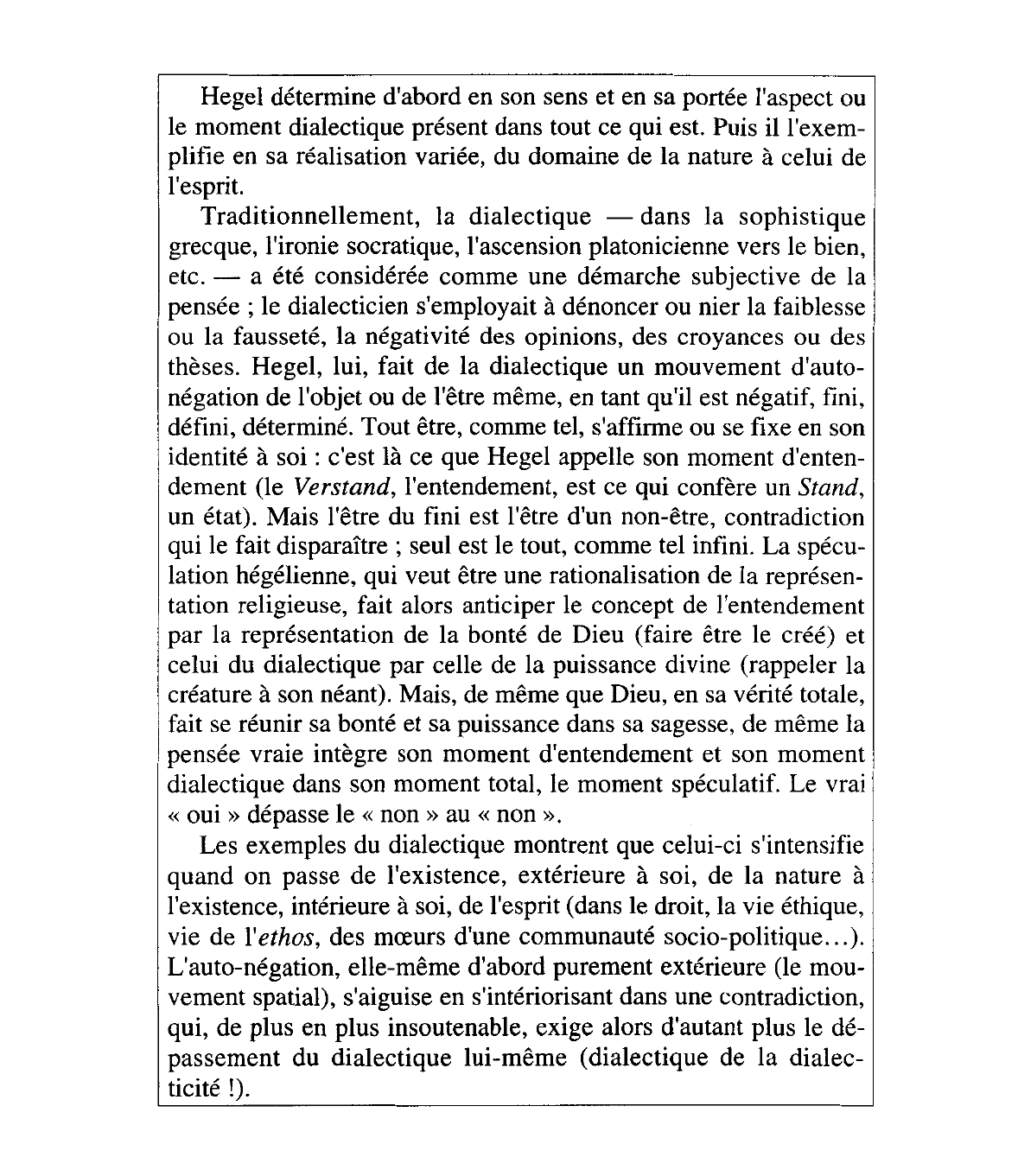 Prévisualisation du document Hegel: Tout ce qui nous entoure peut être considéré comme un exemple du dialectique