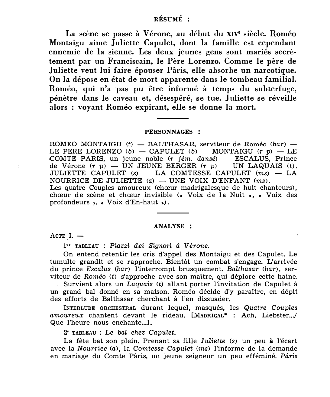 Prévisualisation du document Heinrich SUTERMEISTER : ROMÉO ET JULIETTE (résumé & analyse)