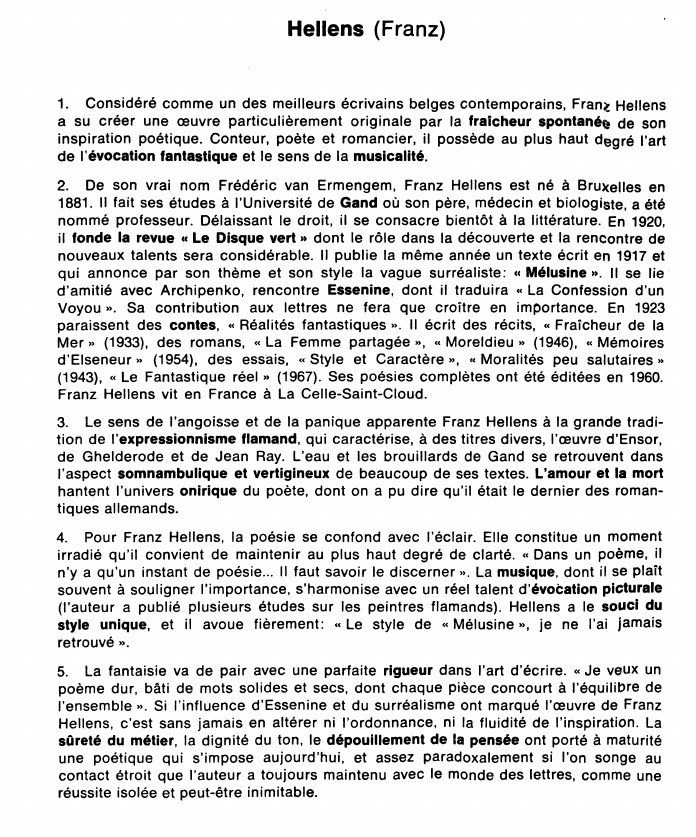 Prévisualisation du document Hellens (Franz)