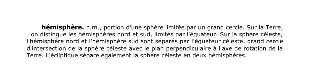 Prévisualisation du document hémisphère.