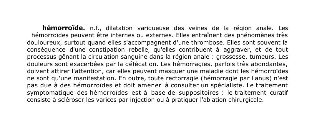 Prévisualisation du document hémorroïde.