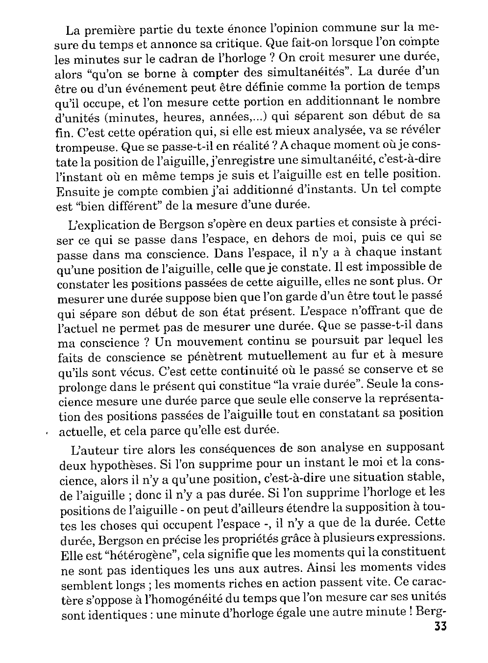 Prévisualisation du document Henri Bergson et le pendule