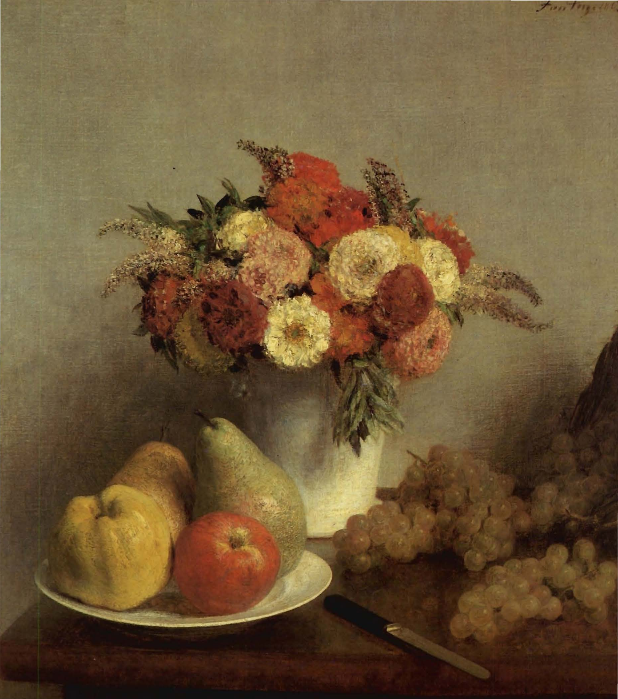 Prévisualisation du document Henri FANTIN-LATOUR:
FLEURS ET FRUITS.