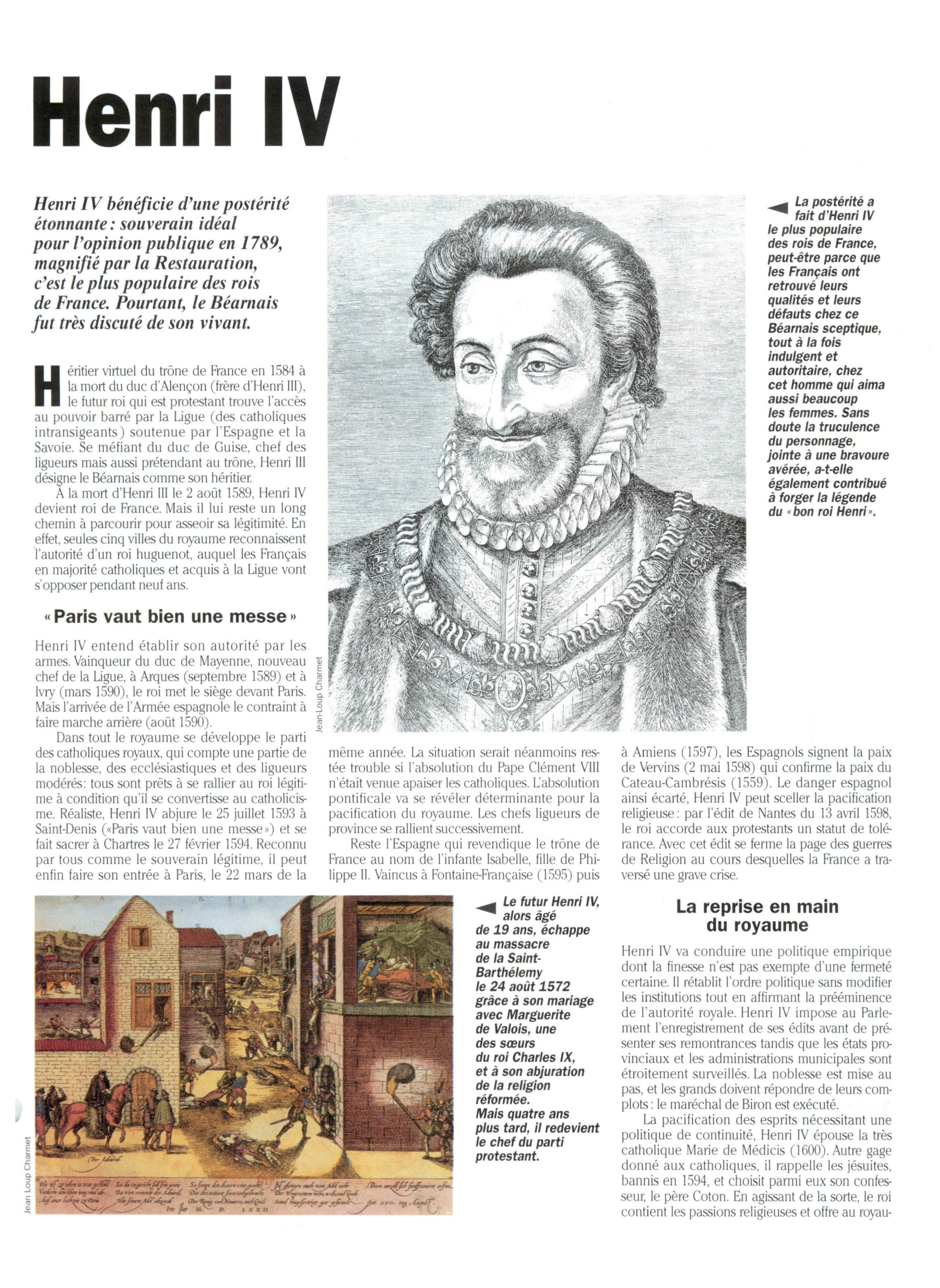 Prévisualisation du document Henri IV