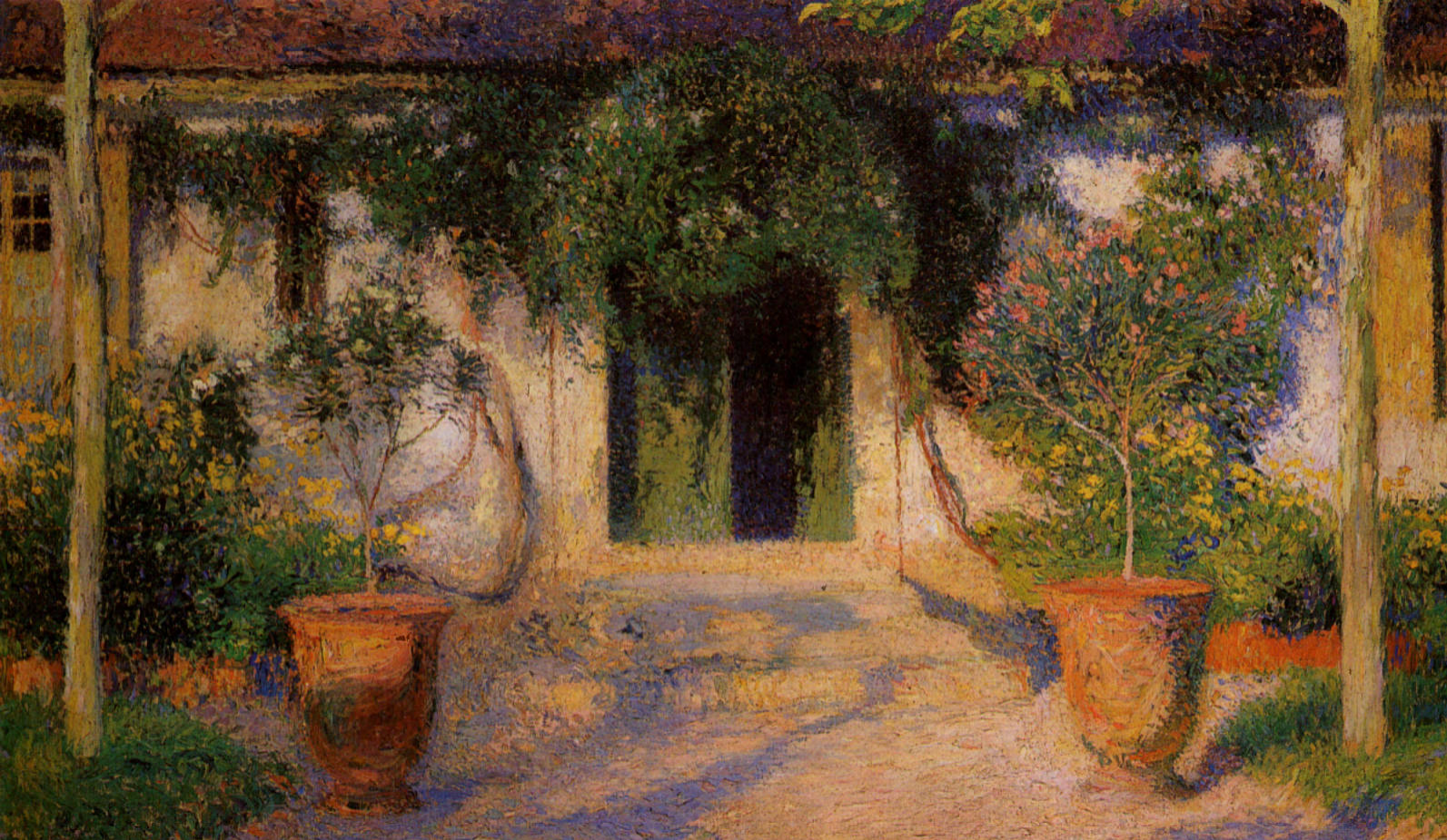 Prévisualisation du document Henri MARTIN:
LA PORTE VERTE.