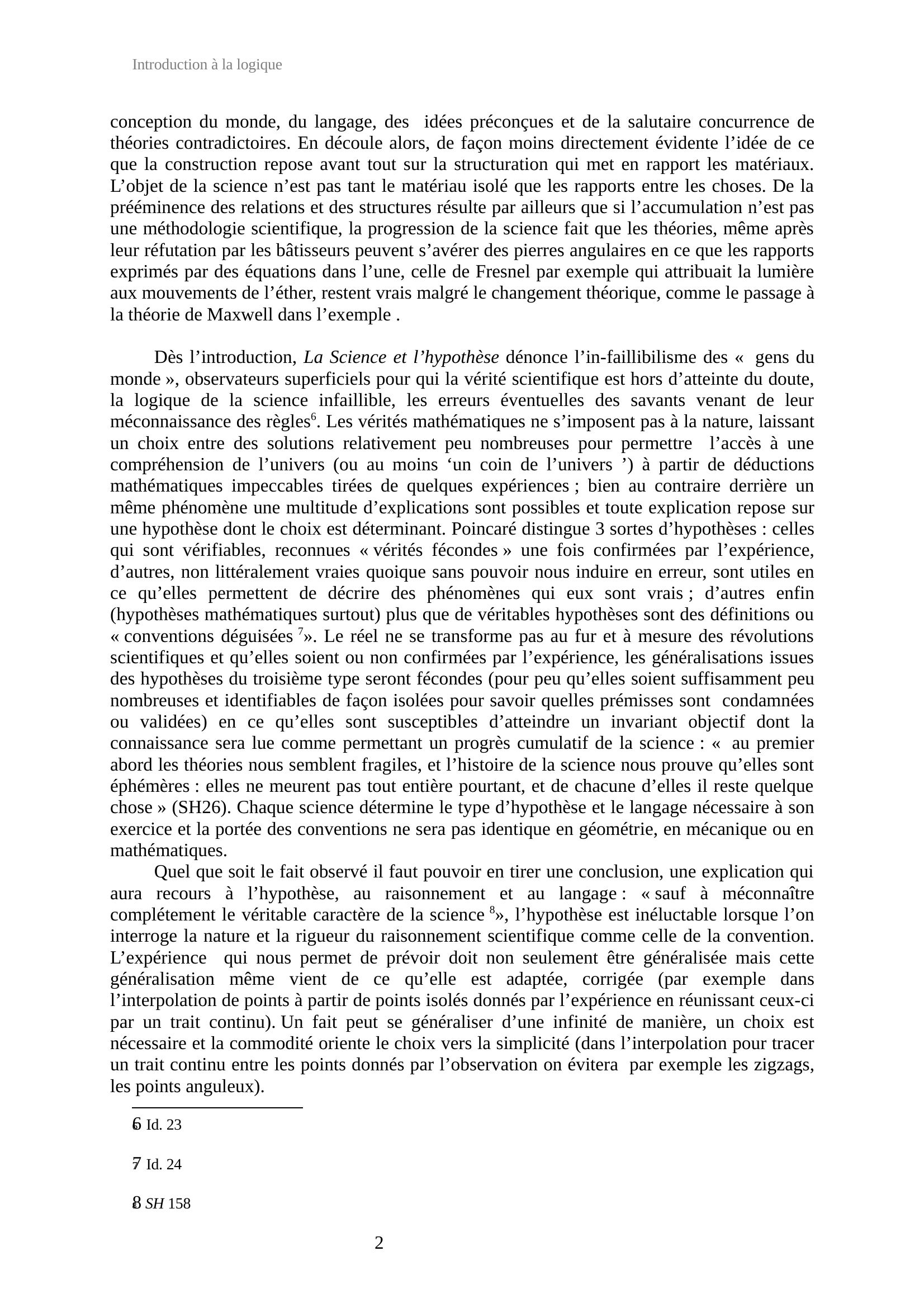 Prévisualisation du document Henri Poincaré, La Science et l’hypothèse.  pp.159-161