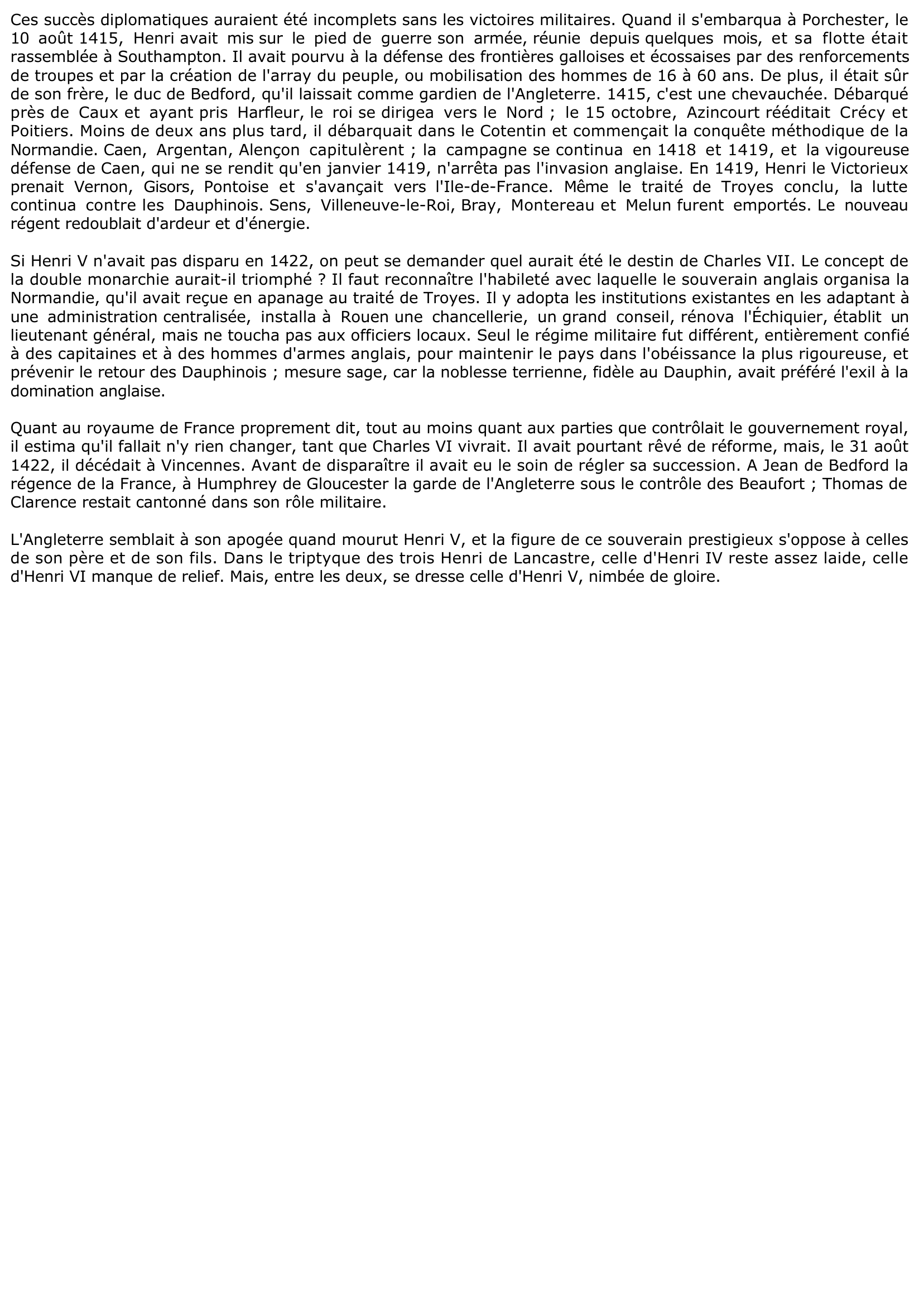 Prévisualisation du document Henri V (Histoire)