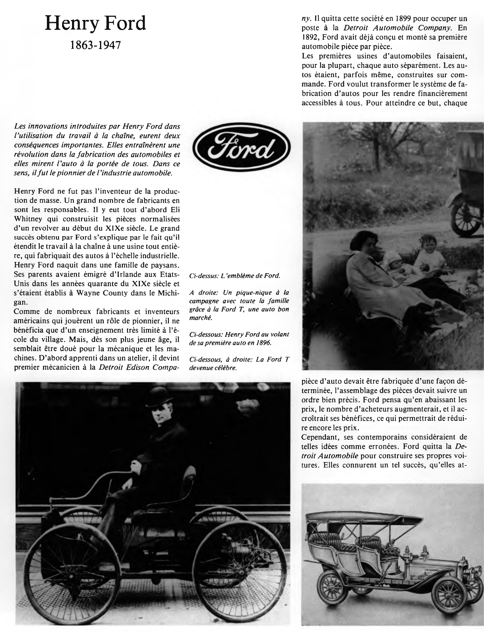 Prévisualisation du document Henry Ford