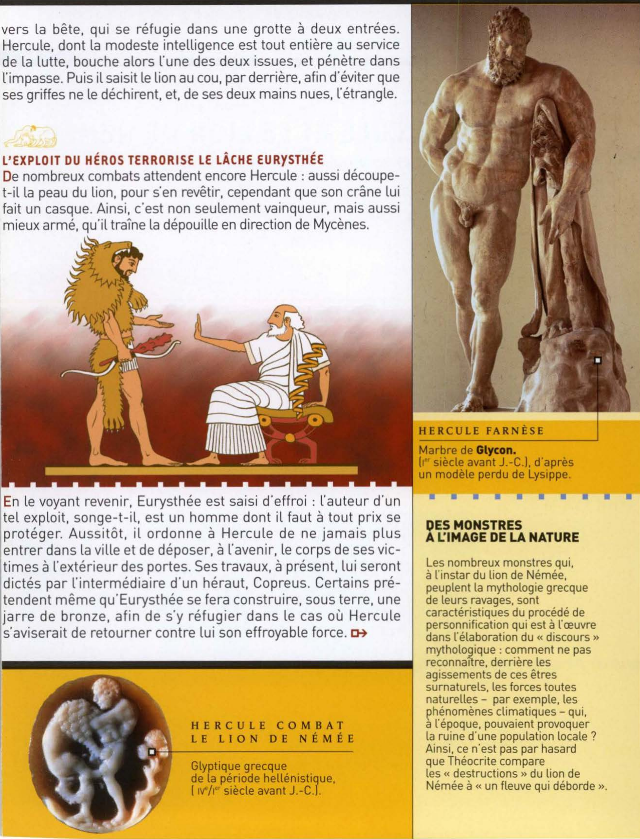 Prévisualisation du document HERCULE ET LE LION DE NEMEE