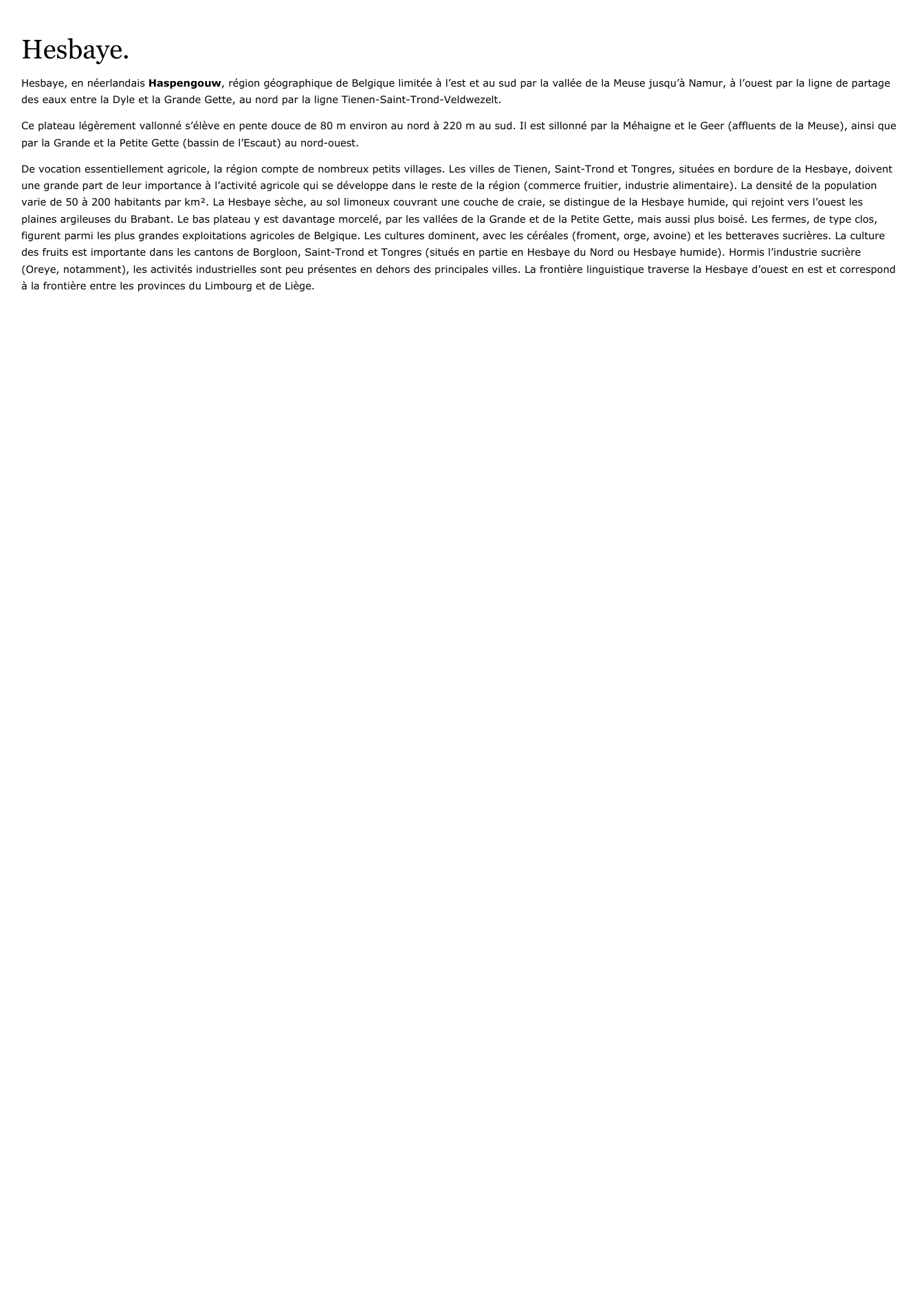 Prévisualisation du document Hesbaye.