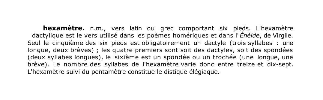 Prévisualisation du document hexamètre.