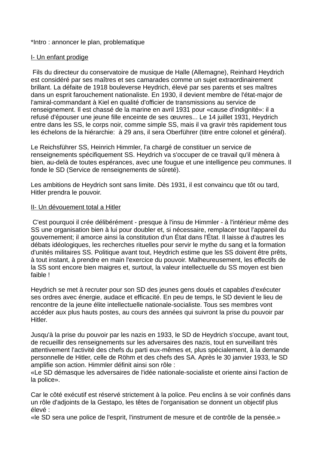 Prévisualisation du document HEYDRICH