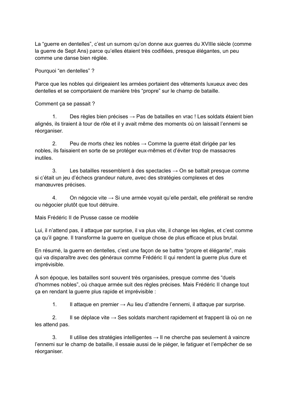 Prévisualisation du document HGGSP-thème 2 guerre et paix La “guerre en dentelles”