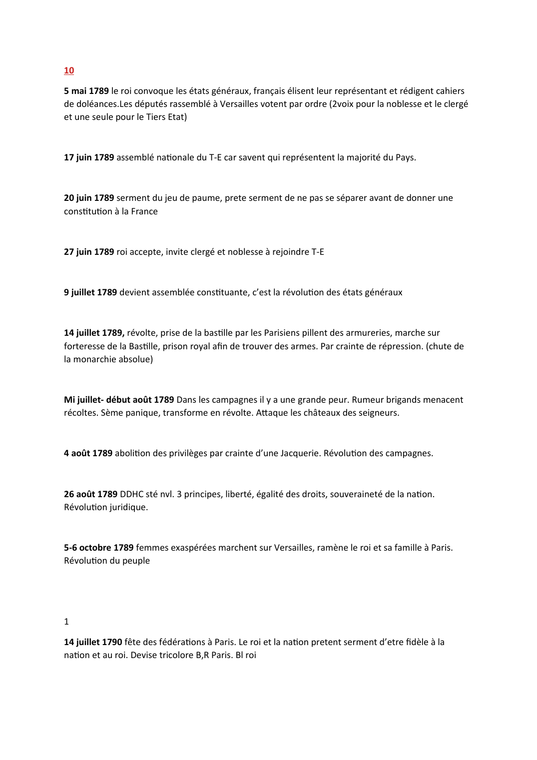 Prévisualisation du document Histoire 1ere, 1789-1815