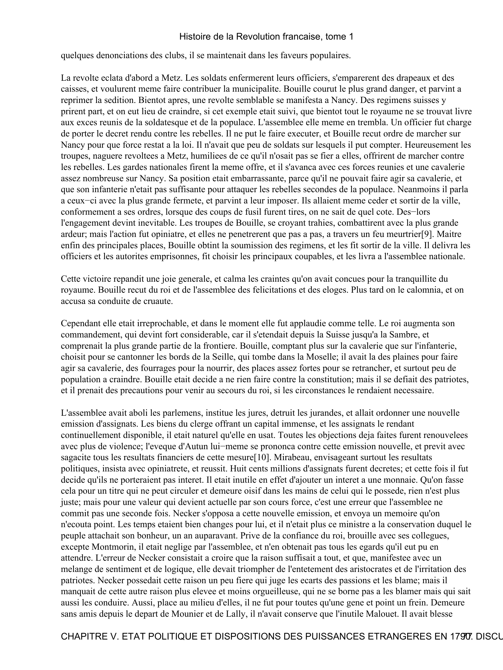 Prévisualisation du document Histoire de la Revolution francaise, tome 1
Les federes, apres avoir