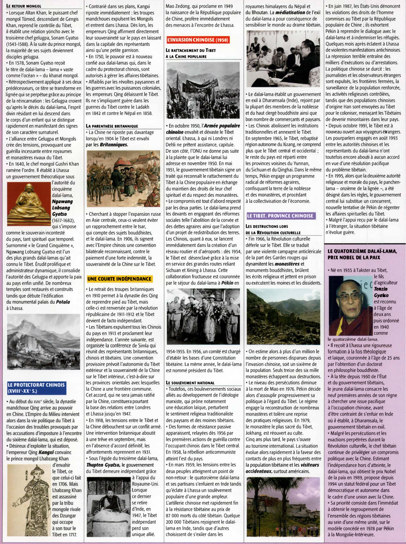 Prévisualisation du document Histoire du Tibet